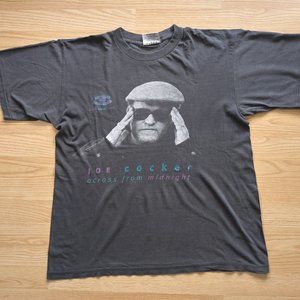 Vintage Joe Cocker "Across From Midnight" Men's T-Shirt, Size L